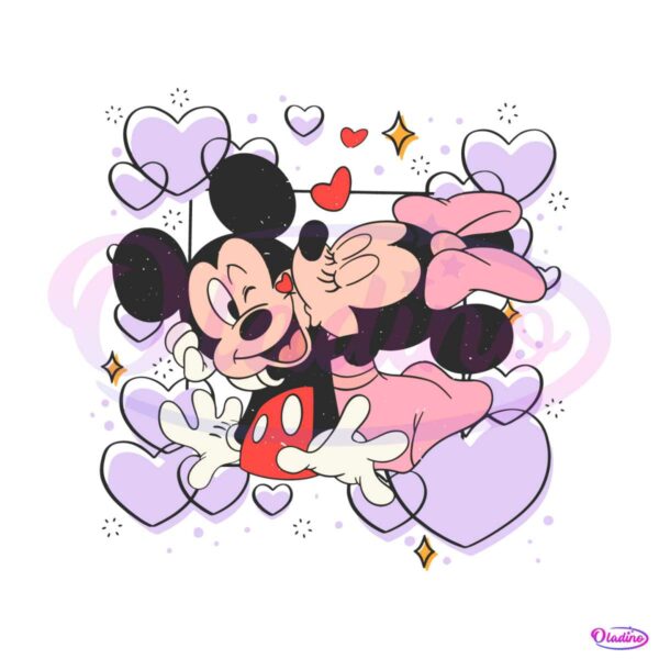 minnie-kiss-mickey-cute-valentine-svg