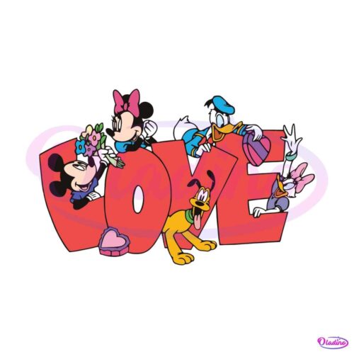 disney-characters-love-valentine-svg