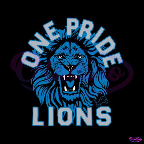 one-pride-lions-detroit-football-svg-digital-download