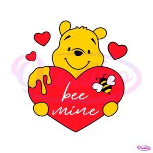 winnie-the-pooh-bee-mine-valentine-svg