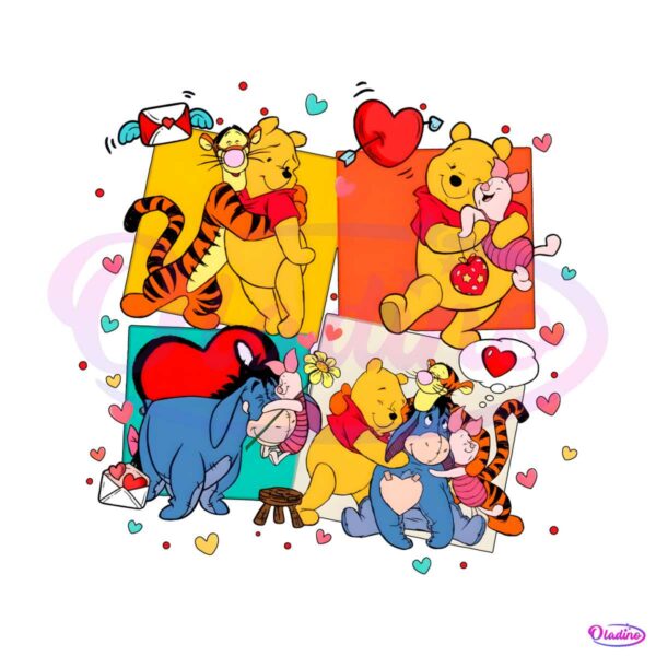 disney-pooh-bear-and-friend-happy-valentine-png