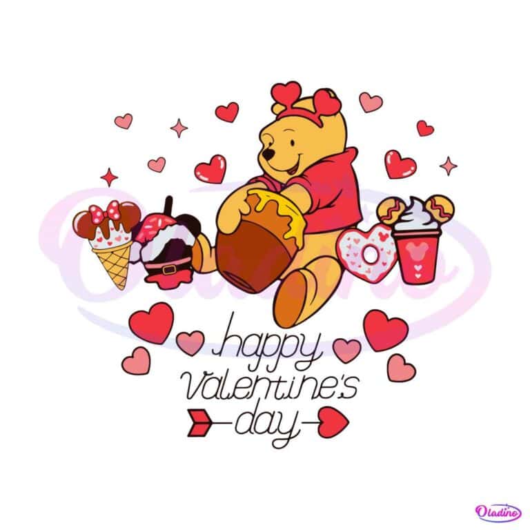 happy valentines day pooh