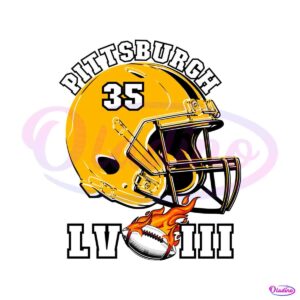 super-bowl-lviii-pittsburgh-football-helmet-svg