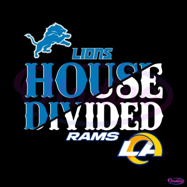 house-divided-detroit-lions-vs-los-angeles-rams-svg