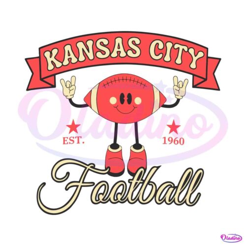 cute-kansas-city-football-est-1960-svg