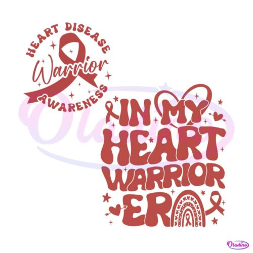 red-ribbon-in-me-heart-warrior-era-svg