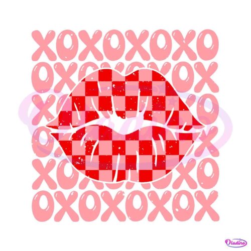 groovy-xoxo-checker-lips-svg