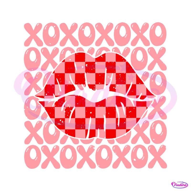 groovy-xoxo-checker-lips-svg