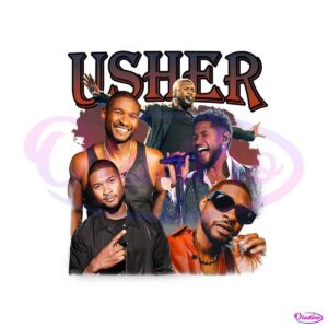 retro-usher-singer-music-tour-png