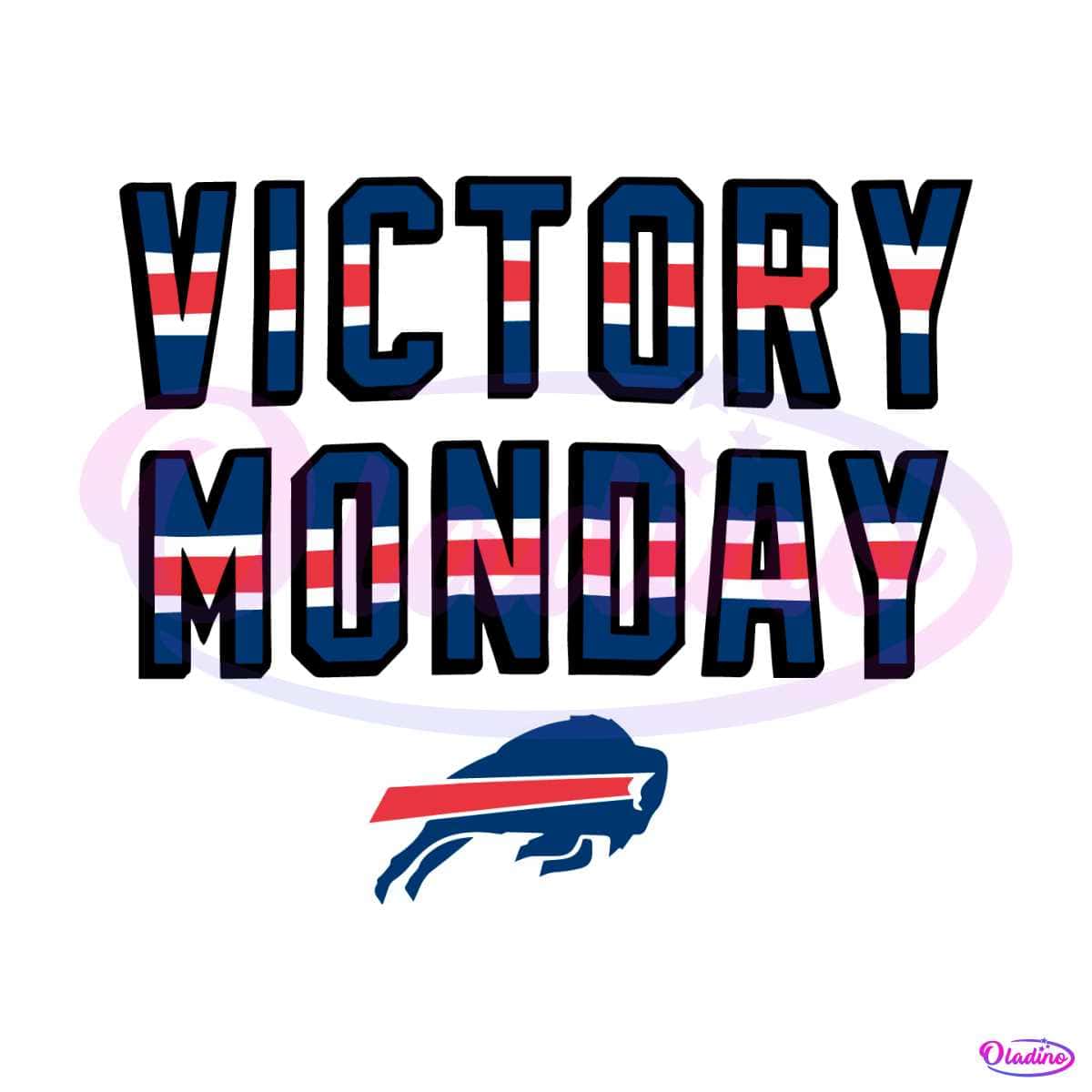 Bills Victory Monday Football SVG » Oladino