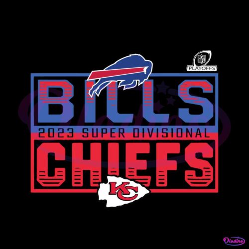 kansas-city-chiefs-vs-buffalo-bills-2023-super-divisional-svg