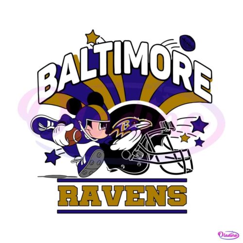 mickey-mouse-player-baltimore-ravens-football-png