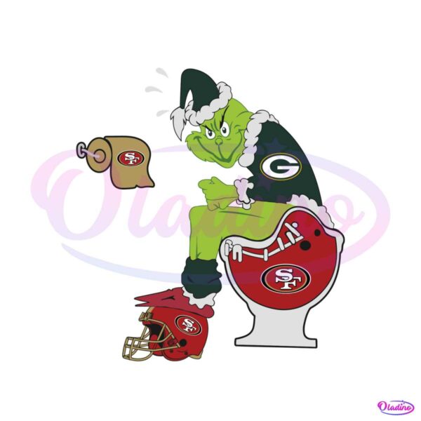 grinch-green-bay-packers-and-san-francisco-49ers-svg