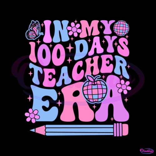 retro-in-my-100-days-teacher-era-svg