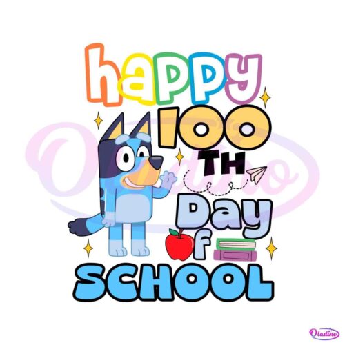 bluey-happy-100th-day-of-school-svg