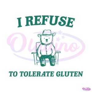 vintage-i-refuse-to-tolerate-gluten-meme-svg