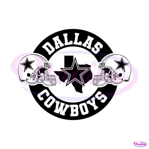 dallas-cowboys-helmet-texas-map-svg-digital-download