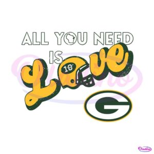 all-you-need-is-love-packers-football-svg