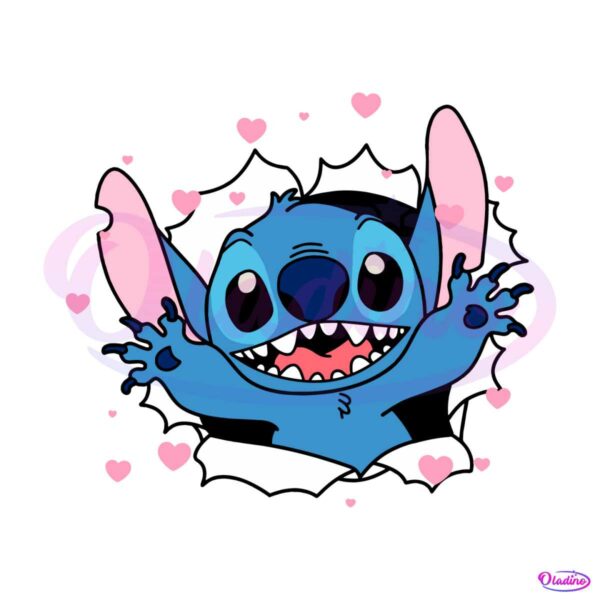 stitch-cute-happy-valentine-svg