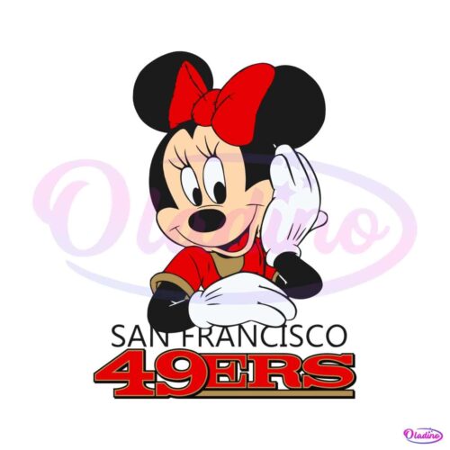 minnie-san-francisco-49ers-football-svg