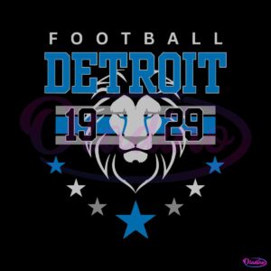 vintage-detroit-football-1929-star-svg