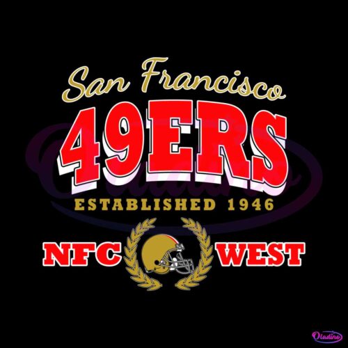 san-francisco-49ers-established-1946-nfc-west-svg