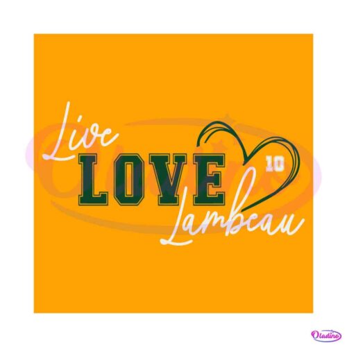 live-love-lambeau-number-10-heart-svg