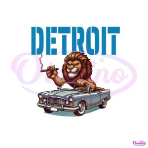 funny-lion-driving-car-detroit-football-png