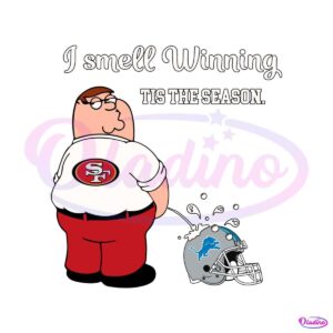 funny-49ers-i-smell-winning-detroit-lions-svg