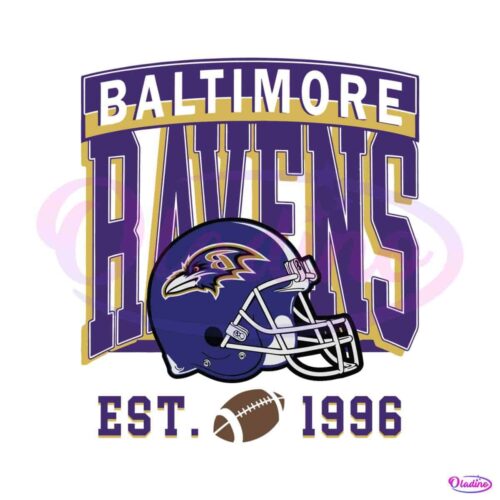 vintage-baltimore-ravens-football-helmet-1966-svg