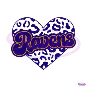 football-team-ravens-heart-leopard-svg