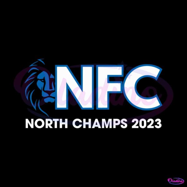 nfc-north-champs-2023-lions-logo-svg