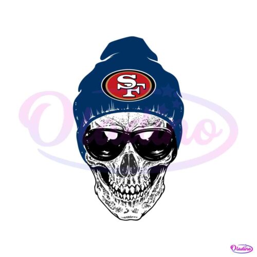 horror-skull-san-francisco-49ers-svg