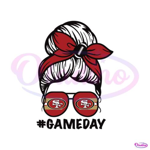 san-francisco-49ers-messy-bun-mom-game-day-svg