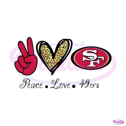 groovy-peace-love-49ers-football-svg