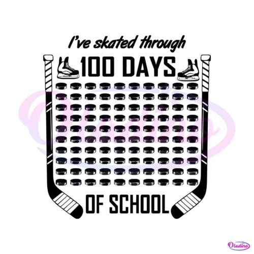 i-have-skated-through-100-days-of-school-svg