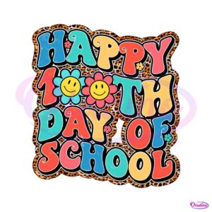 leopard-happy-100th-day-of-school-png