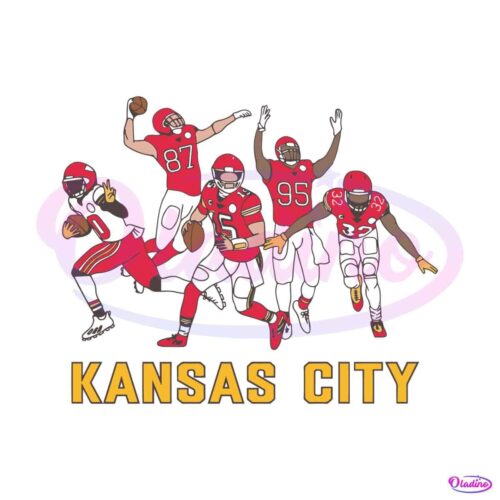 kansas-city-chiefs-football-player-svg