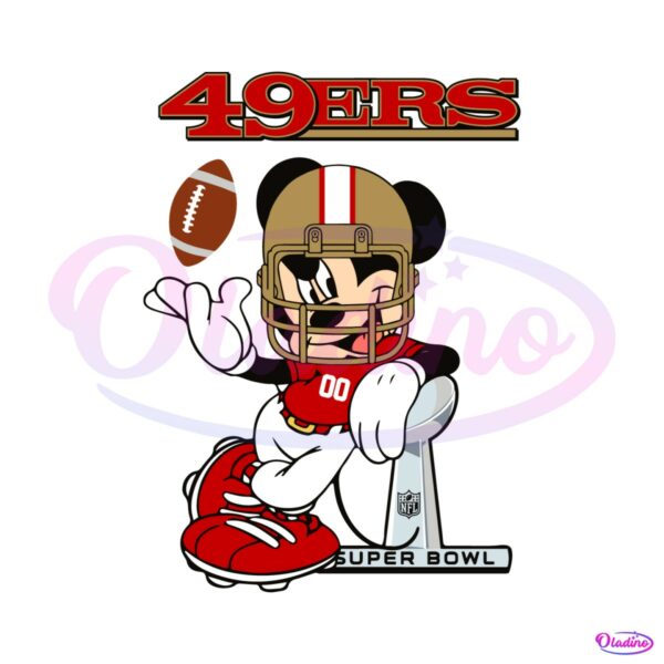 san-francisco-49ers-mickey-mouse-super-bowl-svg