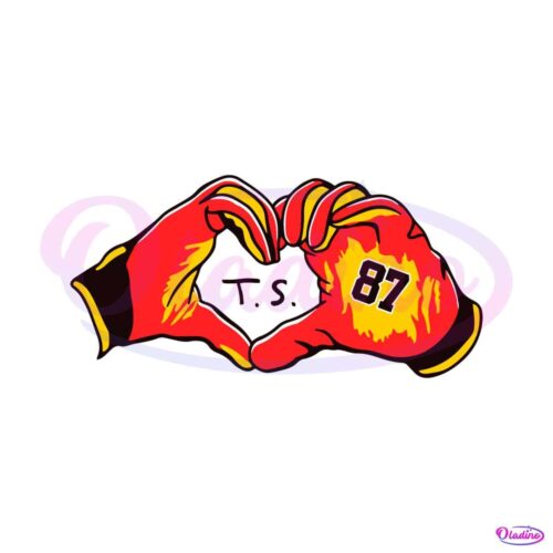 travis-kelce-gloves-heart-taylor-swift-87-svg