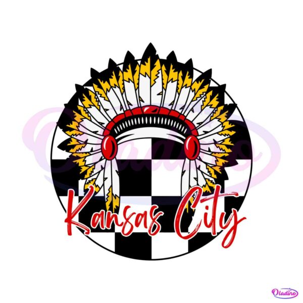 kansas-city-checkerboard-football-svg