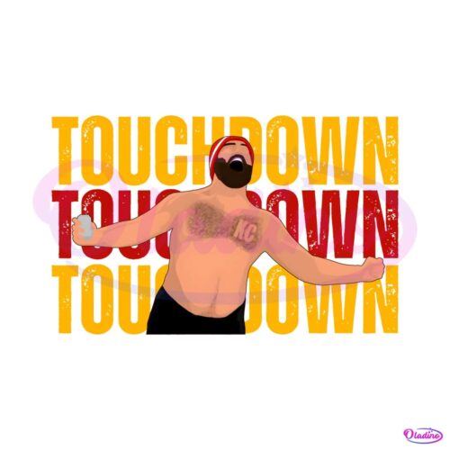 funny-jason-kelce-no-shirt-touchdown-png