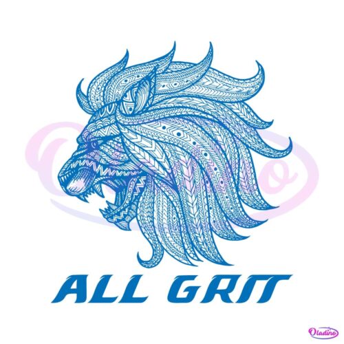 vintage-nfl-all-grit-lions-logo-svg