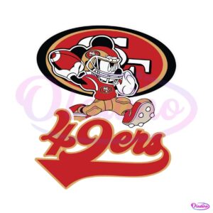 mickey-mouse-player-san-francisco-49ers-svg