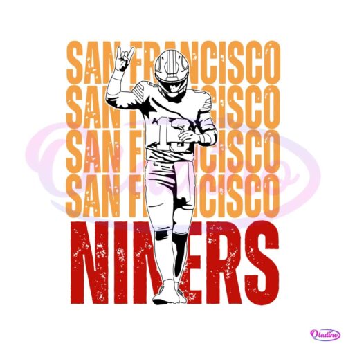 nfl-san-francisco-niners-player-svg