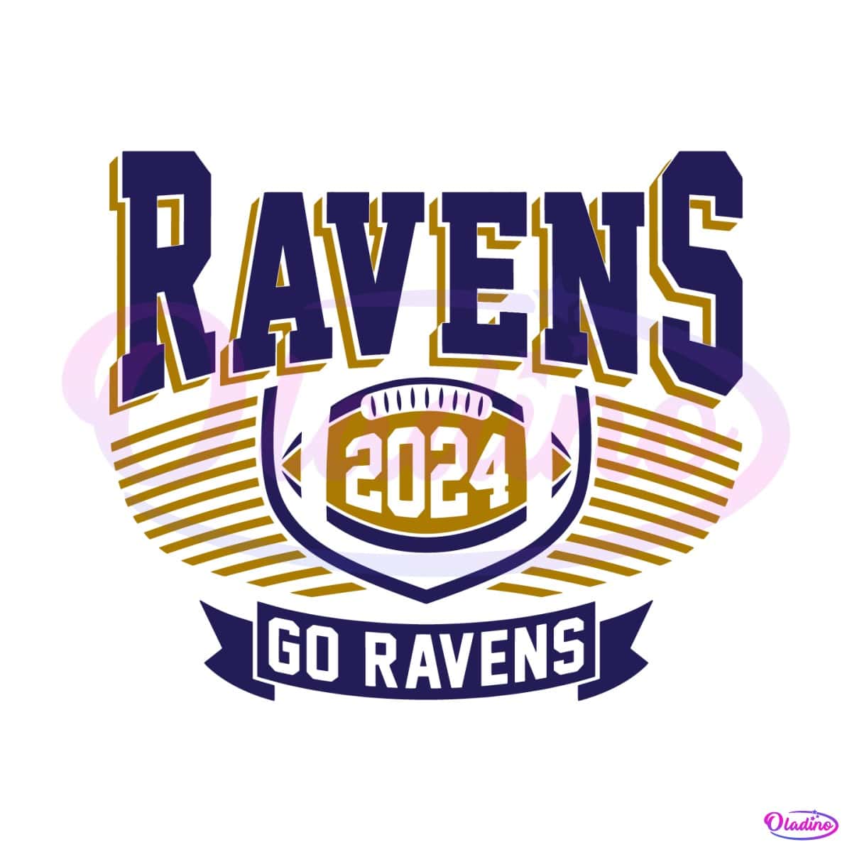 NFL Football Go Ravens 2024 SVG