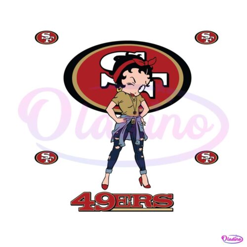 san-francisco-49ers-betty-boop-svg