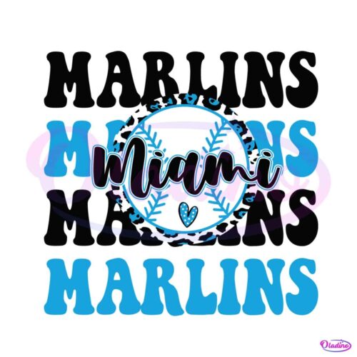 miami-marlins-baseball-mlb-svg