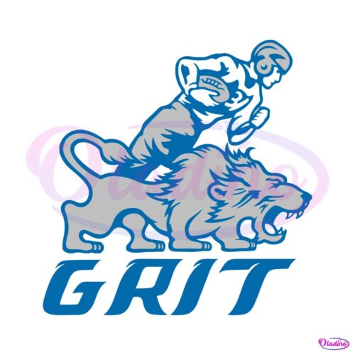 nfl-grit-football-player-and-lion-svg