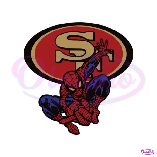 spiderman-san-francisco-49ers-svg